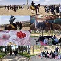 اردوی تفریحی و سوارکاری دانشجویان دختر دانشکده علوم پزشکی