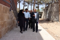 بازدید مسئولین حفاظت فیزیکی دانشگاه علوم پزشکی بیرجند از خوابگاه خواهران دانشکده